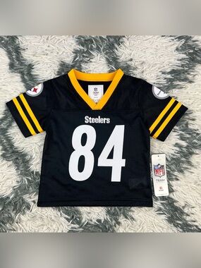 NWT NFL Team Apparel Kids Steelers Jersey Antonio Brown Size 2T